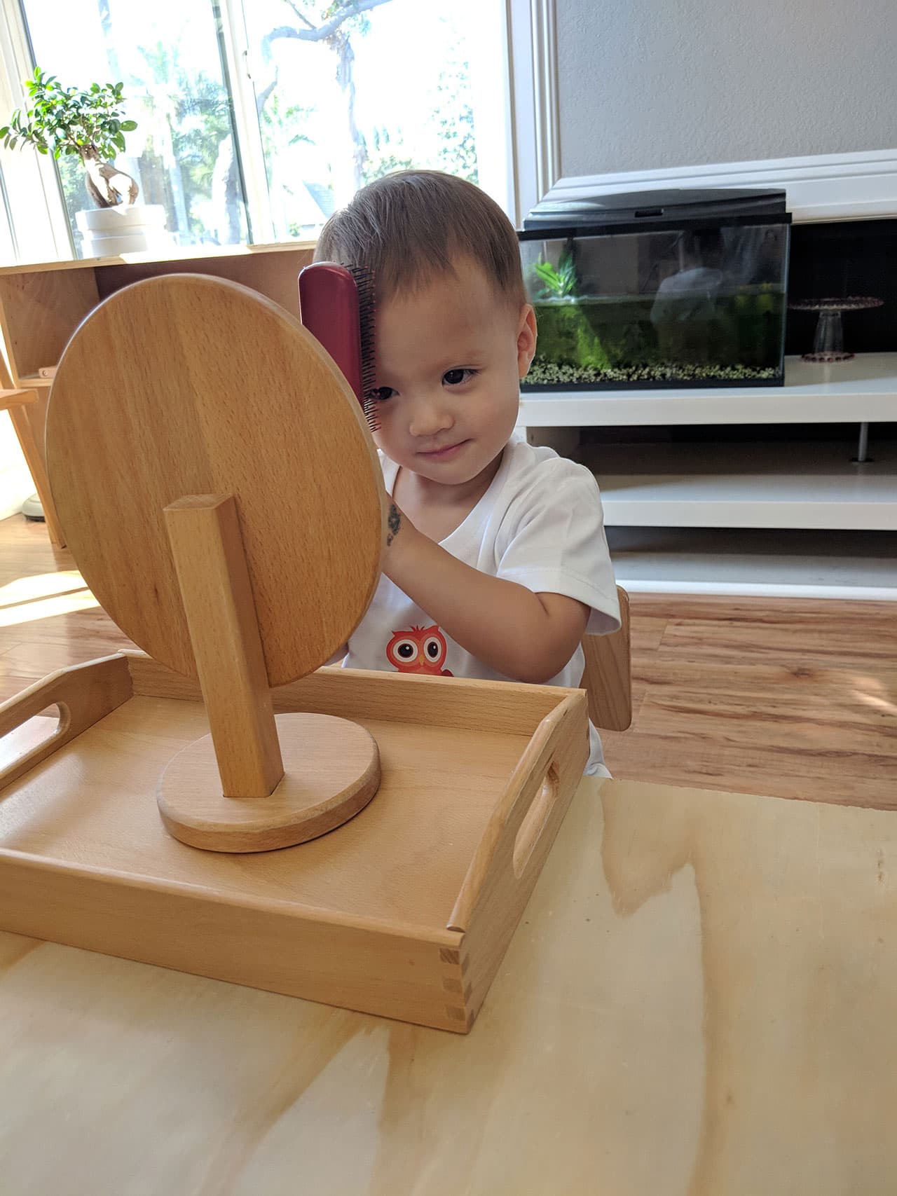 Children developing fine motor skills