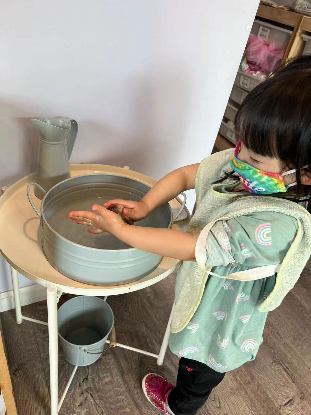 Children working independently