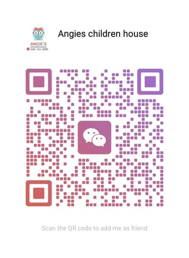 WeChat QR code for Angie's Children House